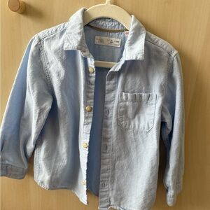 Zara Sky Blue Casual Shirt